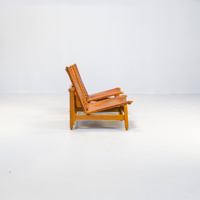 Paire de fauteuils bas vintage par Werner Biermann pour Arte Sano, 1970