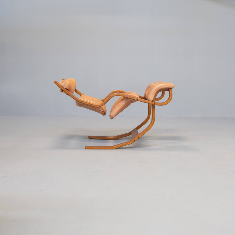 Vintage "gravity" rocking chair by Peter Opsvik for Stokke