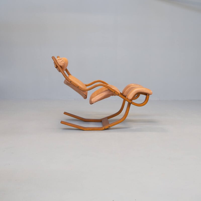 Vintage "gravity" rocking chair by Peter Opsvik for Stokke