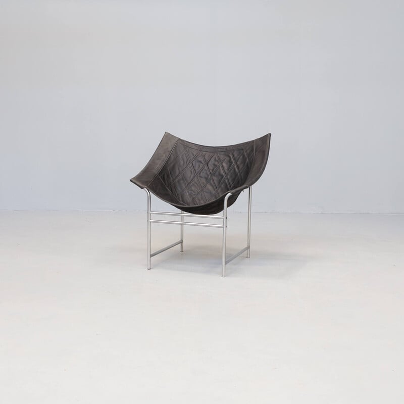 Vintage "swing" armchair by Gerard van den Berg for Montis
