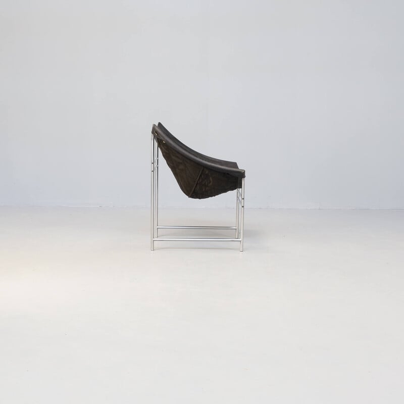 Vintage "swing" armchair by Gerard van den Berg for Montis