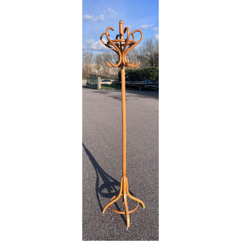 Vintage bentwood parrot coat rack, 1970