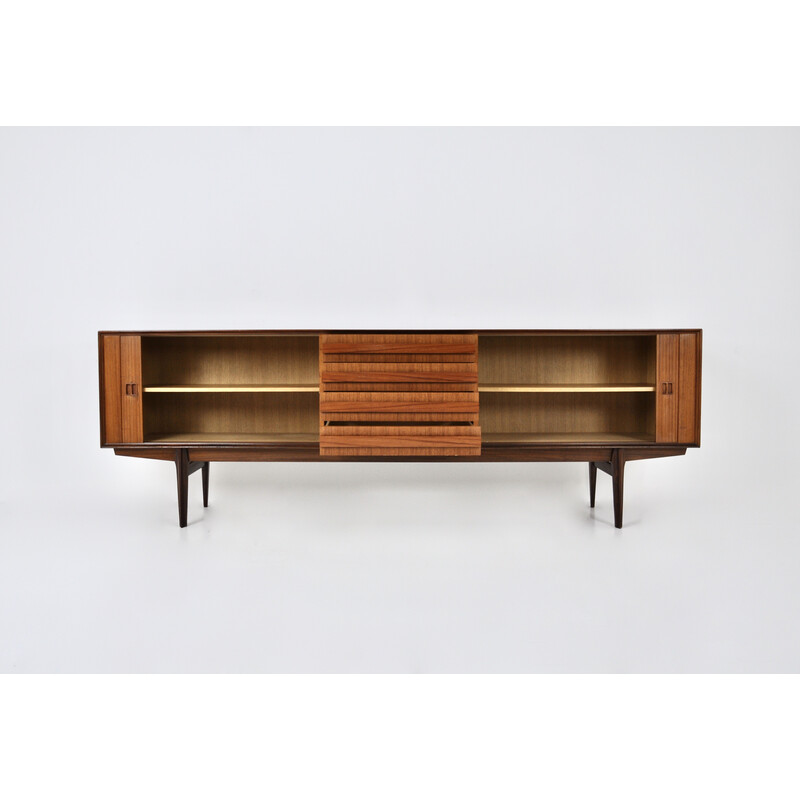 Vintage houten dressoir van Oswald Vermaercke voor V-Form, 1950