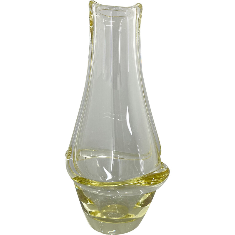 Mid-century vase by Frantisek Zemek for Mstisov Glassworks, Czechoslovakia 1960s