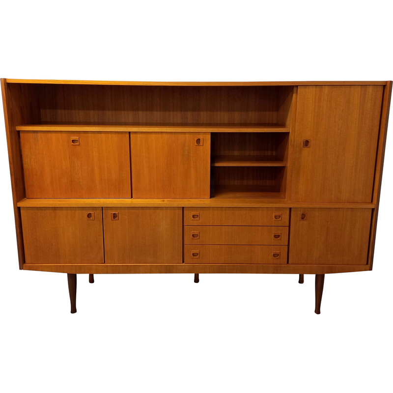 Vintage Scandinavian sideboard in teak, 1950-1960