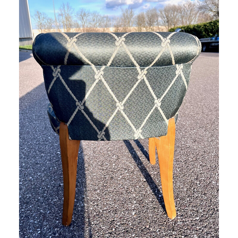 Vintage dressing table chair, 1950