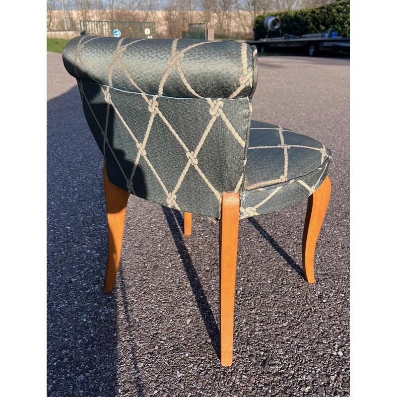 Vintage dressing table chair, 1950