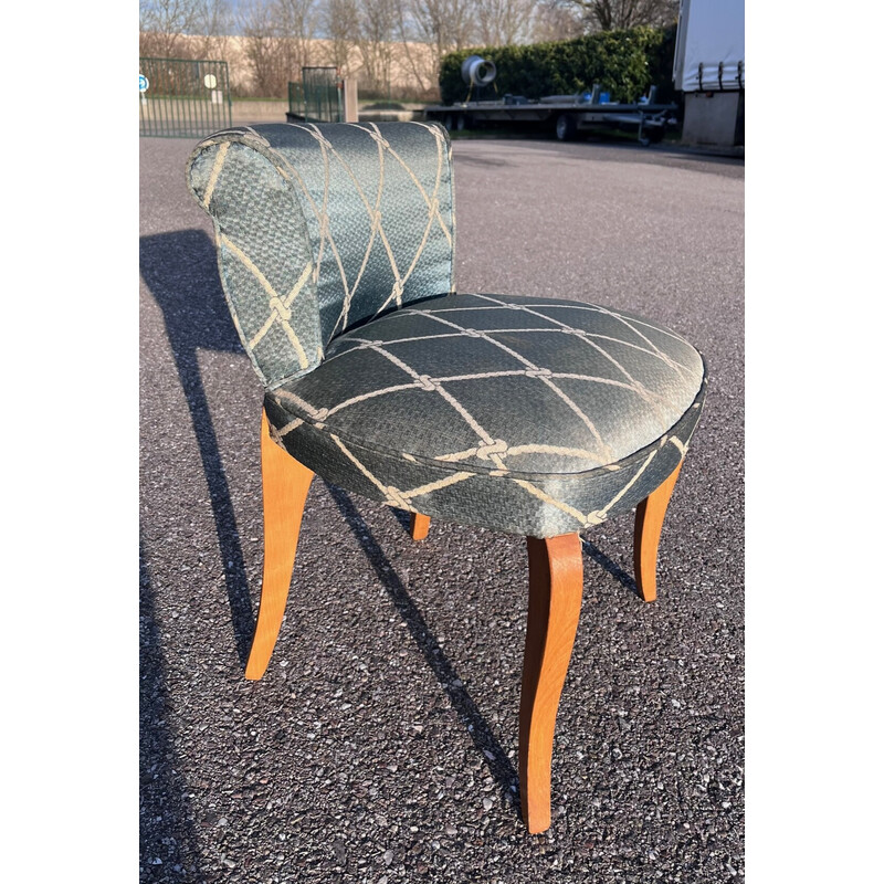 Vintage dressing table chair, 1950