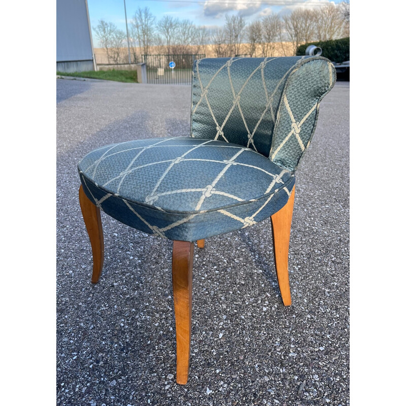 Chaise de coiffeuse vintage, 1950