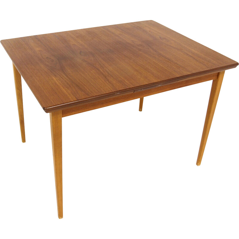 Vintage teak "portfolio" table, Sweden 1950