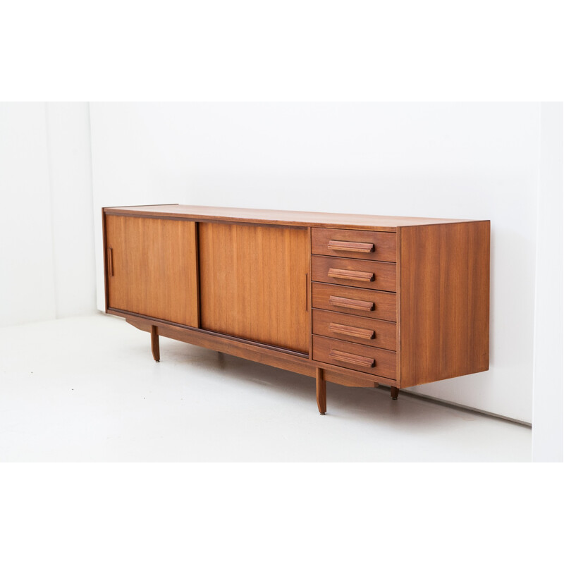 Teak Sideboard with Five Drawers - 1950s