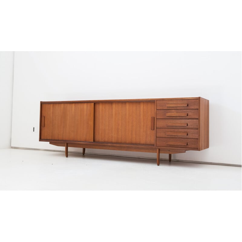 Teak Sideboard with Five Drawers - 1950s