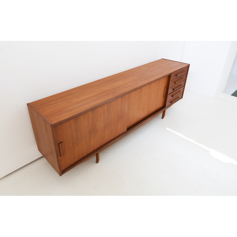 Teak Sideboard with Five Drawers - 1950s