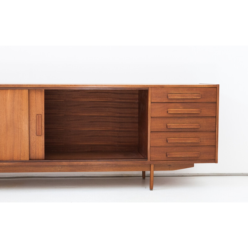 Teak Sideboard with Five Drawers - 1950s