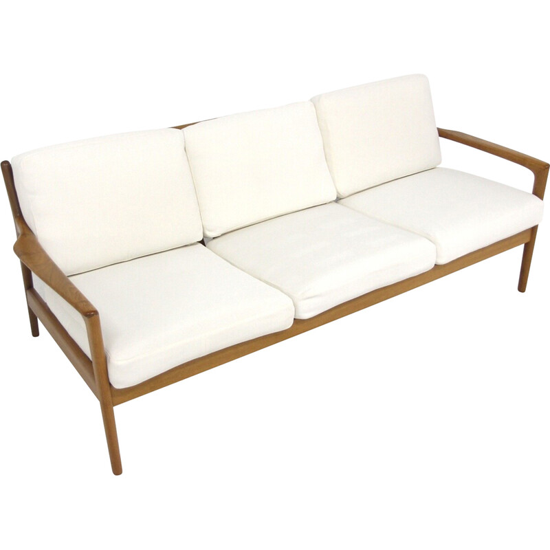 Scandinavian vintage sofa "Usa 75" 3 seats by Folke Ohlsson for Dux, Sweden 1960