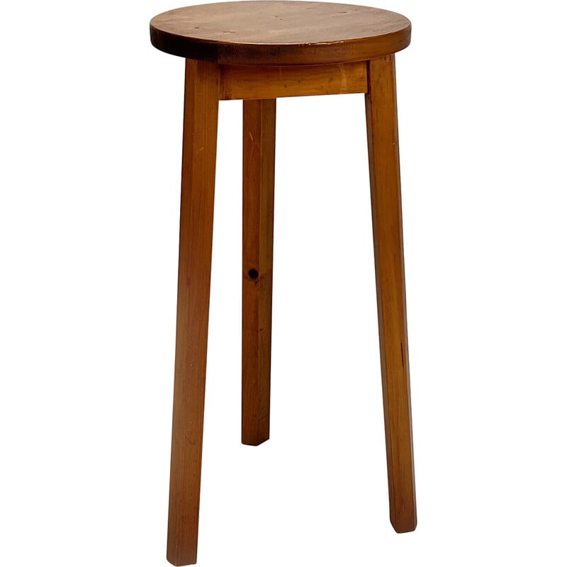 Mid century pine bar stool, 1960s