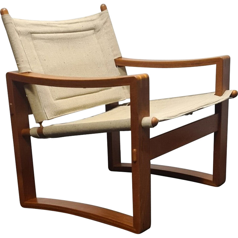 Poltrona danese vintage in teak di Georg Jensen per Bernstorffsminde