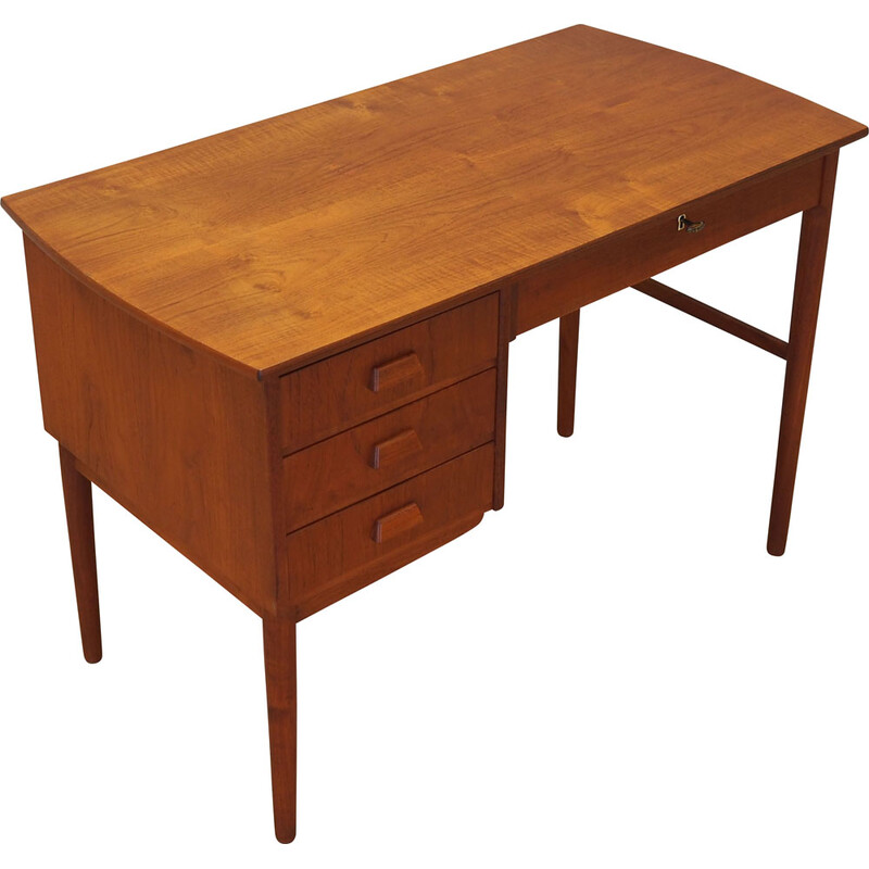 Vintage teak desk, Denmark 1970s