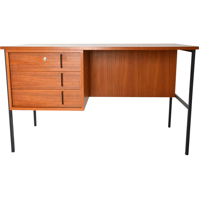 Vintage teak desk by Gunther Renkel for Rego Mobel, Germany 1960