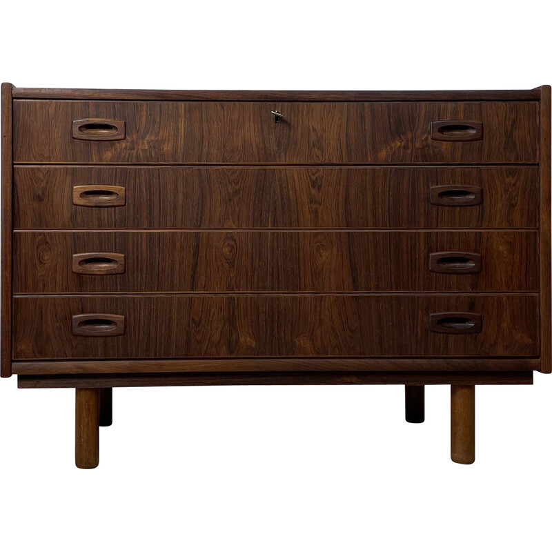 Scandinavian vintage rosewood chest of 4 drawers by A. Ahlström Osakeyhtiö Warkaus, 1960