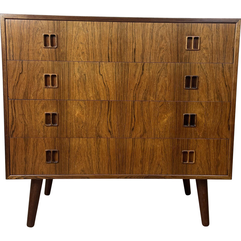 Vintage Scandinavian rosewood chest of drawers by Horsens Møbelfabrik, 1960