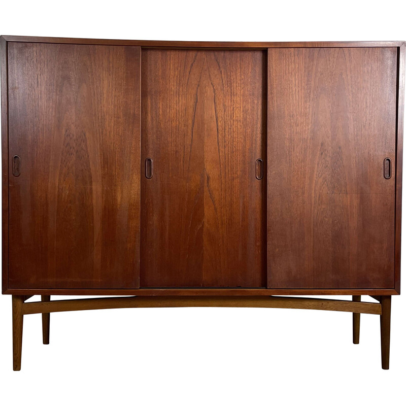 Vintage Scandinavian teak highboard, 1960