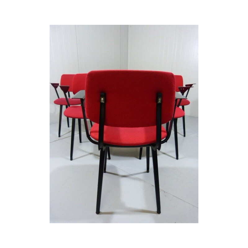 Suite de 6 fauteuils "Revolt", Friso KRAMER - années 60