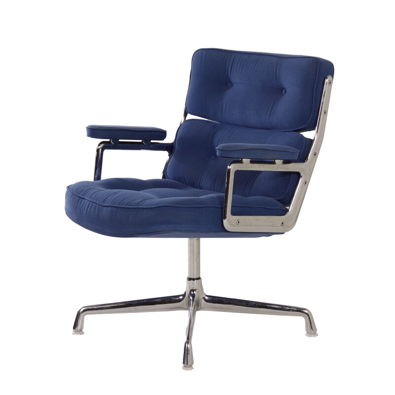 Vintage Lobby fauteuil Es 108 van Charles en Ray Eames voor Vitra, jaren 2000