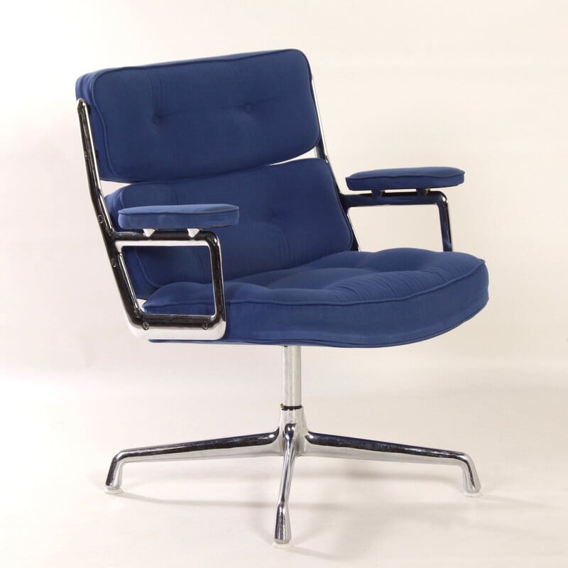 Vintage Lobby armchair Es 108 by Charles and Ray Eames for Vitra, 2000s