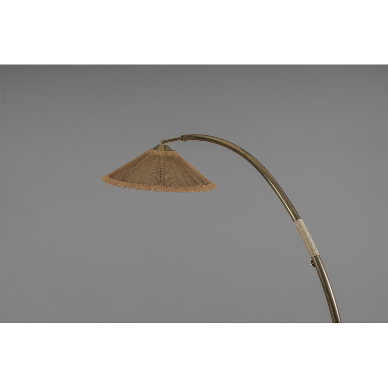 Vintage Bogenlampe floor lamp, Austria 1950s