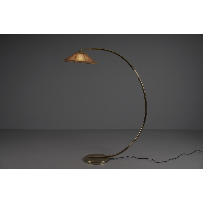 Lampadaire vintage Bogenlampe, Autriche 1950