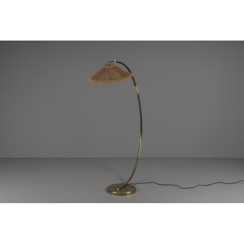Vintage Bogenlampe floor lamp, Austria 1950s