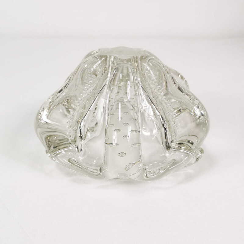 Vintage glass ashtray, Sweden 1960s