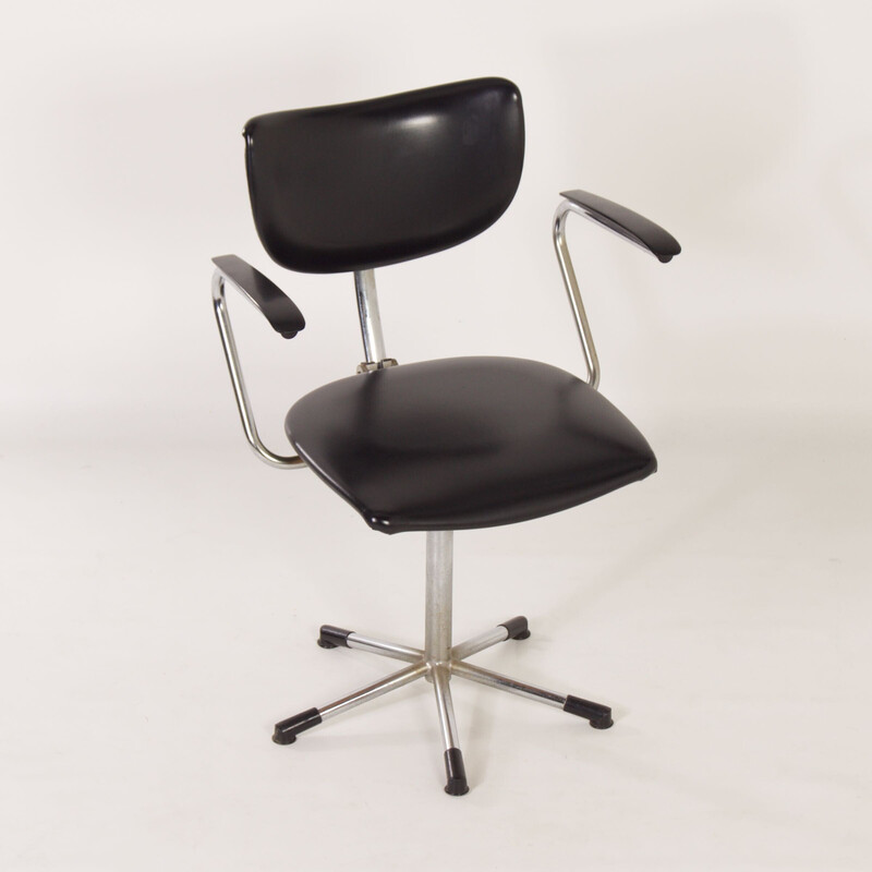 Vintage desk chair by Toon de Wit for Gebr de Wit, 1960s