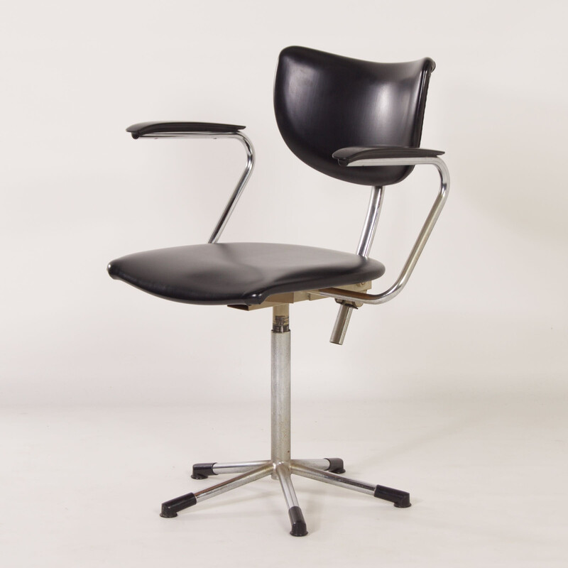 Cadeira de secretária Vintage por Toon de Wit para Gebr de Wit, década de 1960