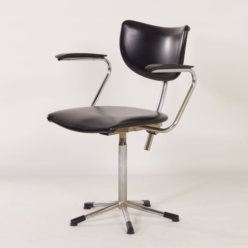 Fauteuil de bureau vintage par Toon de Wit pour Gebr de Wit, 1960