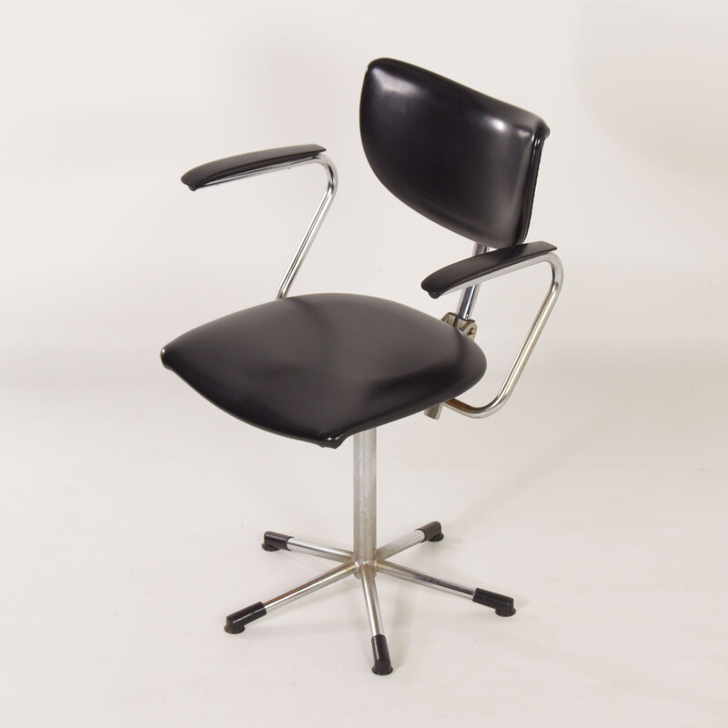 Vintage desk chair by Toon de Wit for Gebr de Wit, 1960s