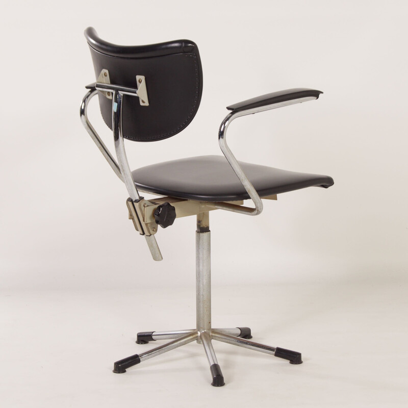 Vintage desk chair by Toon de Wit for Gebr de Wit, 1960s