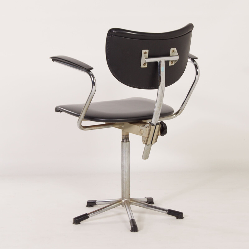 Vintage bureaustoel van Toon de Wit voor Gebr de Wit, 1960