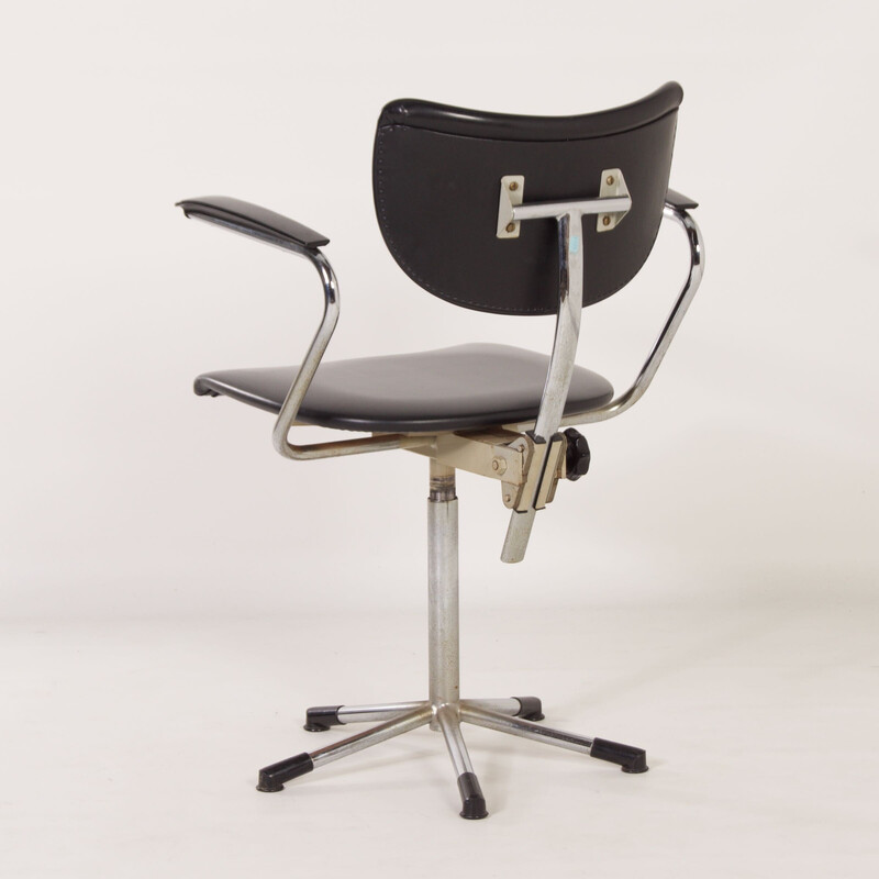 Vintage desk chair by Toon de Wit for Gebr de Wit, 1960s