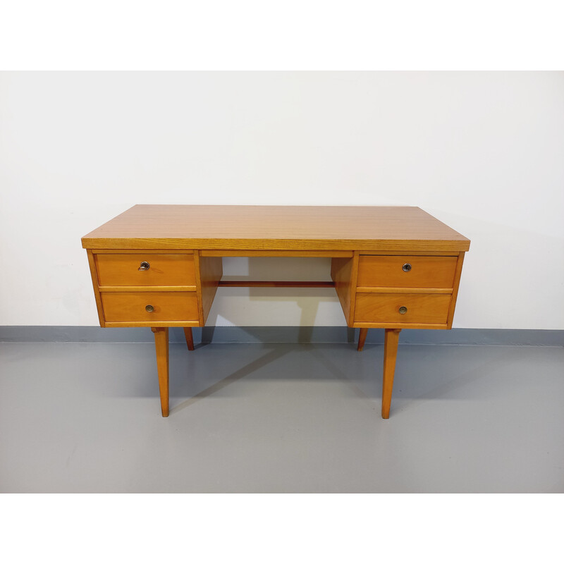 Vintage light wood desk by Ekawerk Horn Lippe, 1960