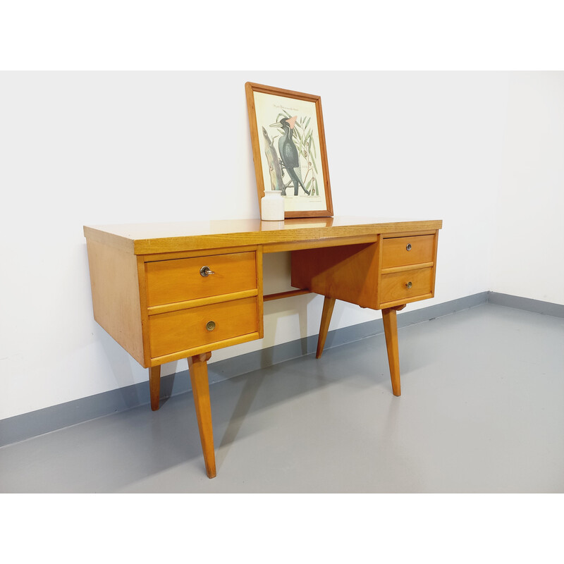 Mesa de madeira leve Vintage por Ekawerk Horn Lippe, 1960