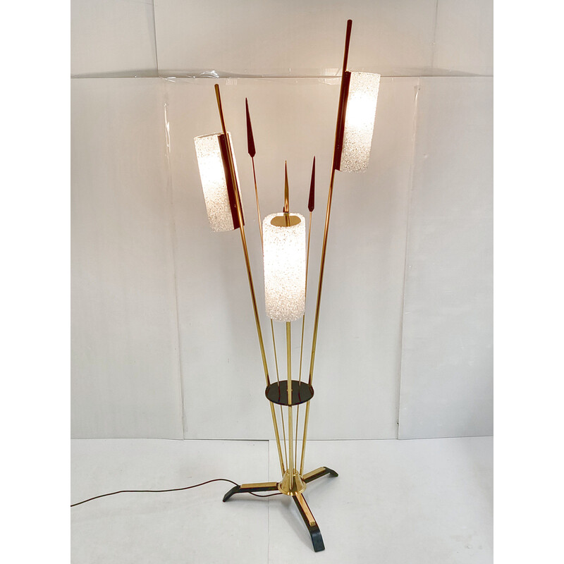 Lampadaire vintage de la maison Arlus, 1950