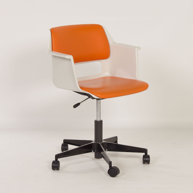 Vintage desk armchair 2712 by André Cordemeyer for Gispen, 1970s