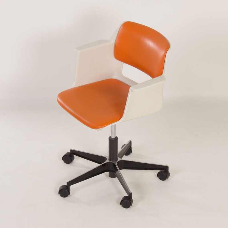 Vintage desk armchair 2712 by André Cordemeyer for Gispen, 1970s