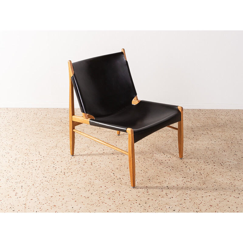 Cadeira de Chaminé Vintage modelo 1192 por Franz Xaver Lutz para Wk Möbel, Alemanha 1958