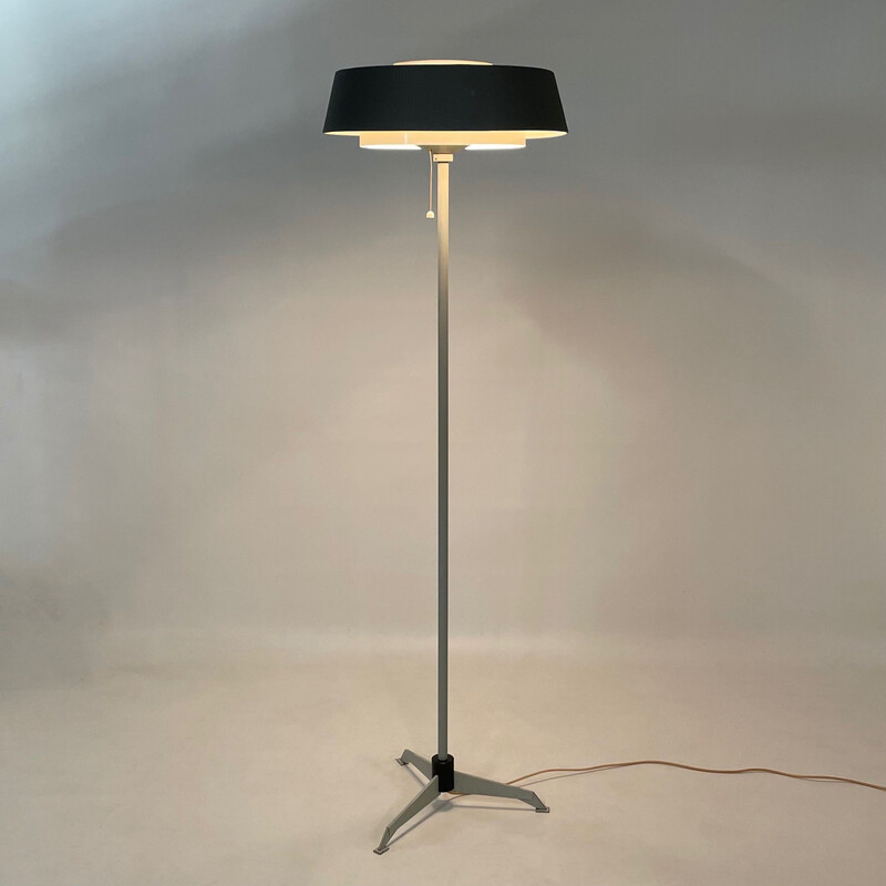 Vintage floor lamp St 7128 by N.J. Hiemstra for Hiemstra Evolux, 1960s