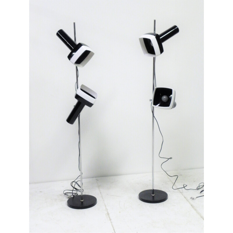 A pair of floor lamps by Bent Kärlby - 1970s