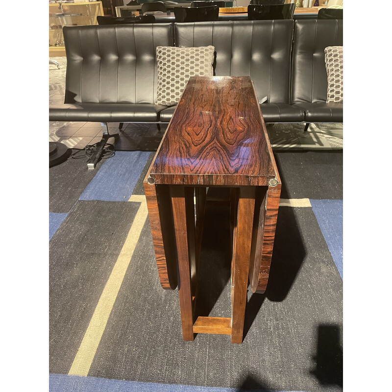 Mesa de centro plegable de madera vintage