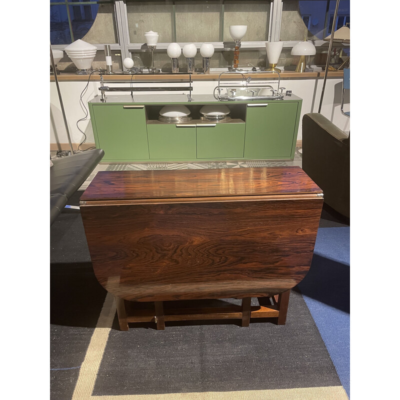 Table basse pliable vintage en bois